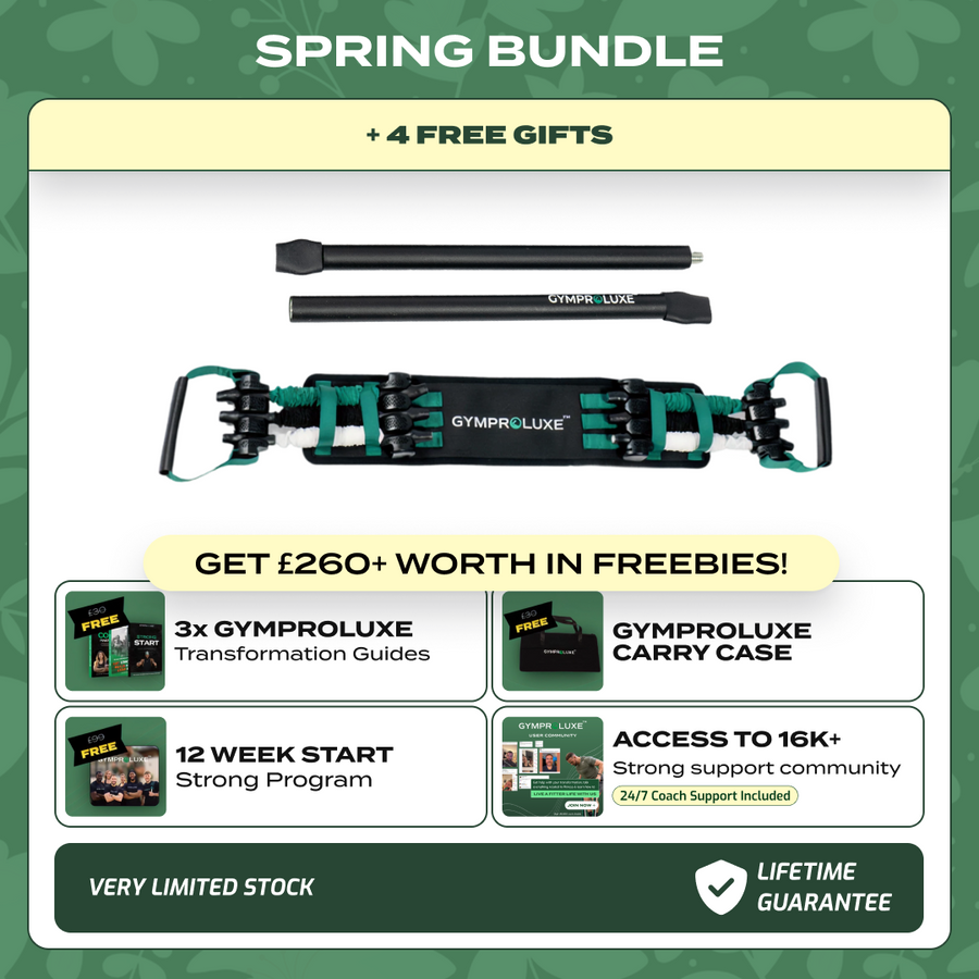 GYMPROLUXE Band and Bar set 2.0  (Spring Bundle)