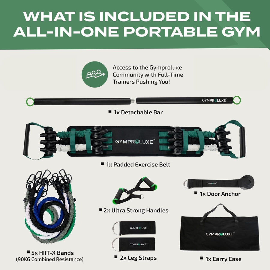 GYMPROLUXE All In One Portable Gym  (Winter bundle)